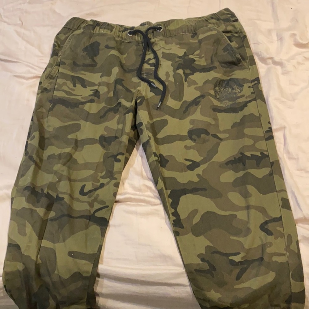 Green Camo Pants